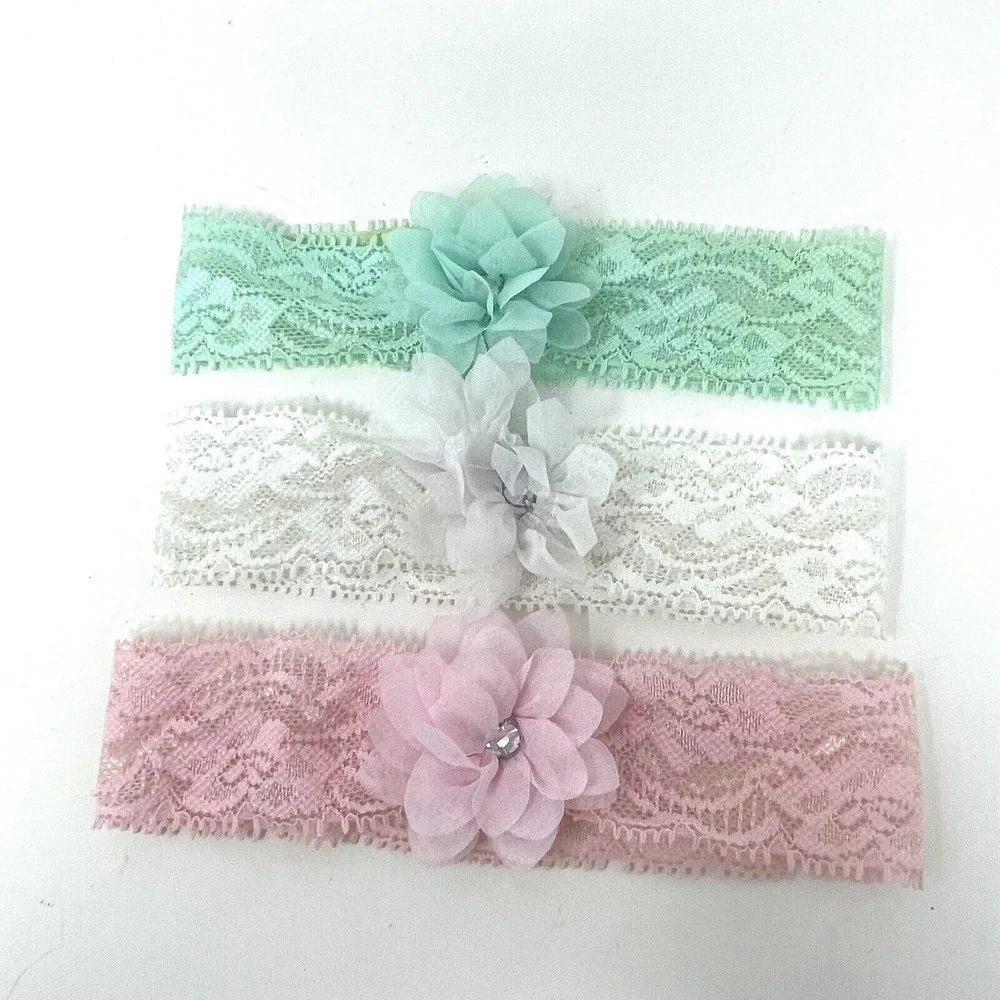 Baby Little Girl Lot 44 Pieces Hair Bows‎ Headbands Clips Various Brands Colors